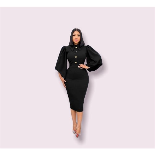 Turkey Ladies Gown - Black