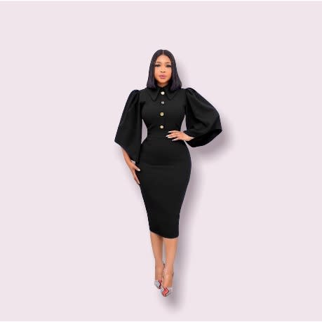 Turkey Ladies Gown - Black