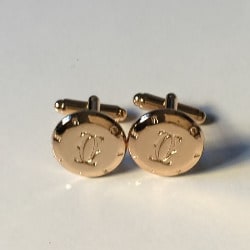 Stylish Men's Cuff Links- Rose Gold