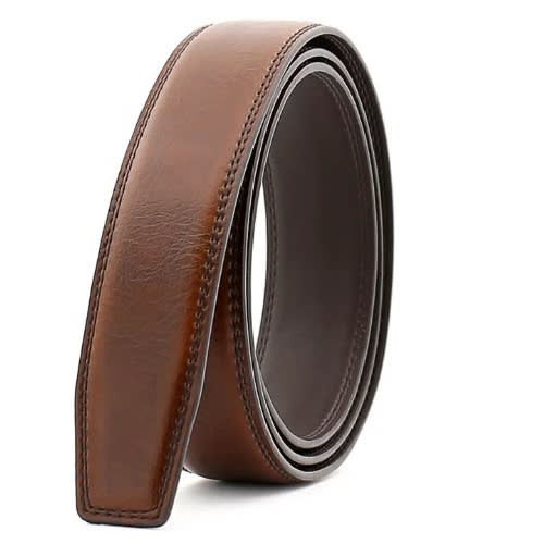 Cetiri Automatic Cowhide Leather Belts - Brown