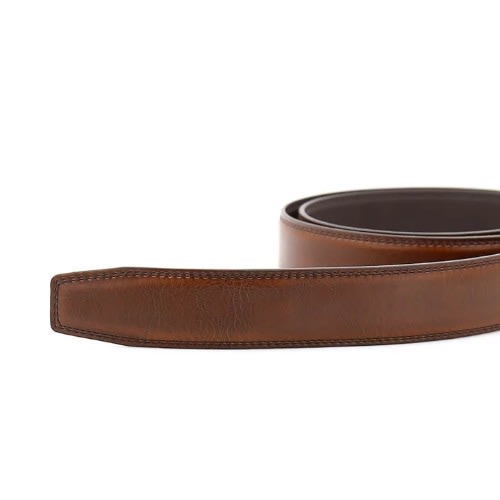 Cetiri Automatic Cowhide Leather Belts - Brown