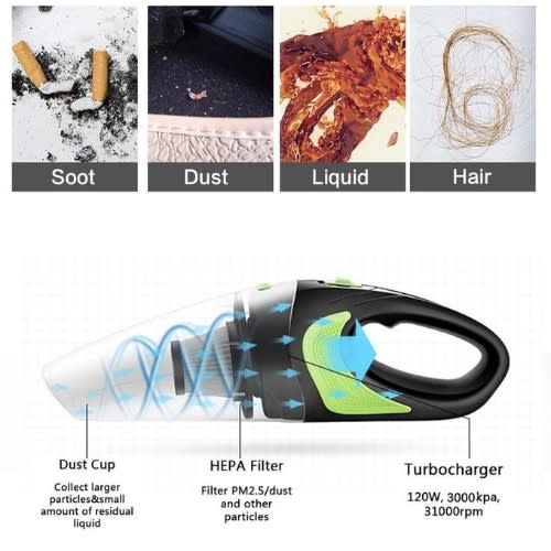 Cordless Hand Held Vacuum Cleaner - 2700mAh