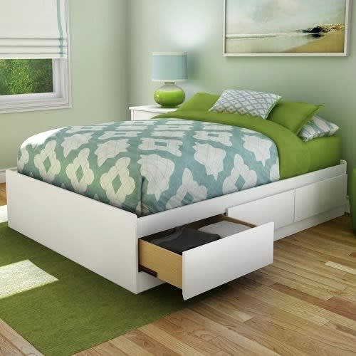 Platform Bed Frame With Drawers - 4ft x 6ft