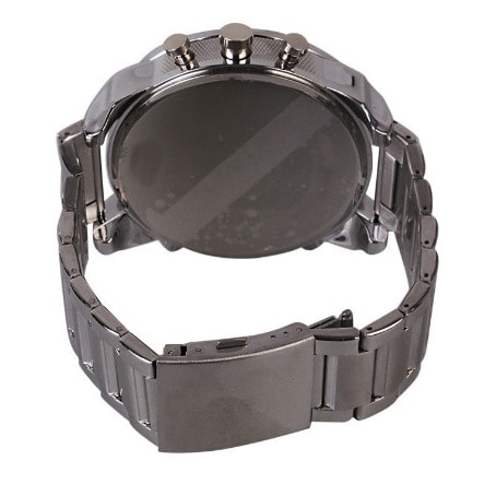 Large Face Analog/digital Watch For Men – Silver