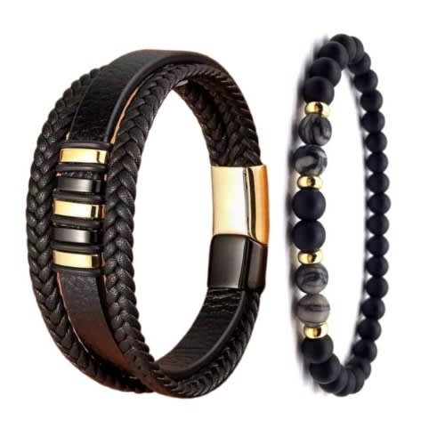 Unisex Exotic Bracelets - 2 Sets
