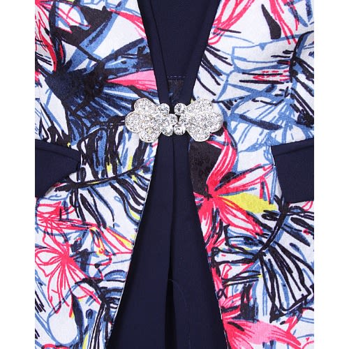 Fashionable Ladies Gown Dress Suit LGJ-4276-Multicolored