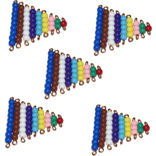 Coloured Bead Stair - 1-9 - Set Of 5