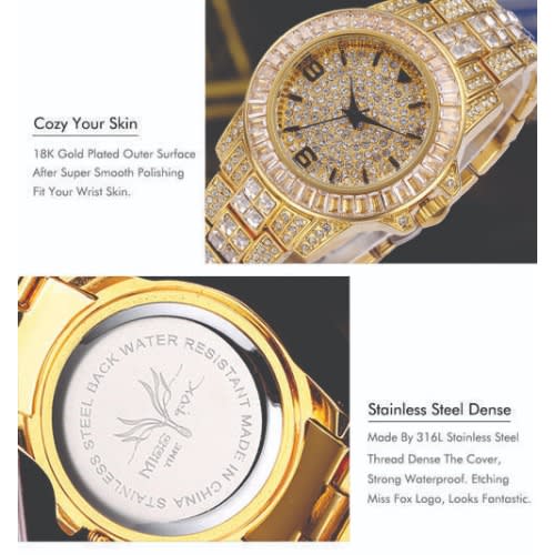 Women's Diamond Crystal Watch