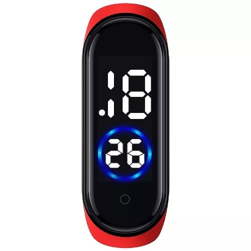 Touch Screen LED Sports Watch - Red