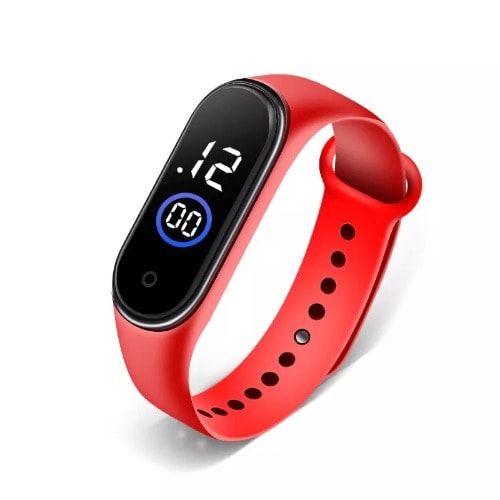 Touch Screen LED Sports Watch - Red