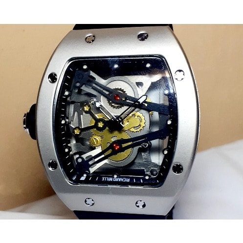 Men's Rubber Wristwatch - Black