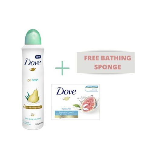 Promo Pack - Deodorant - 250ml - Bar Soap - 100g & Sponge