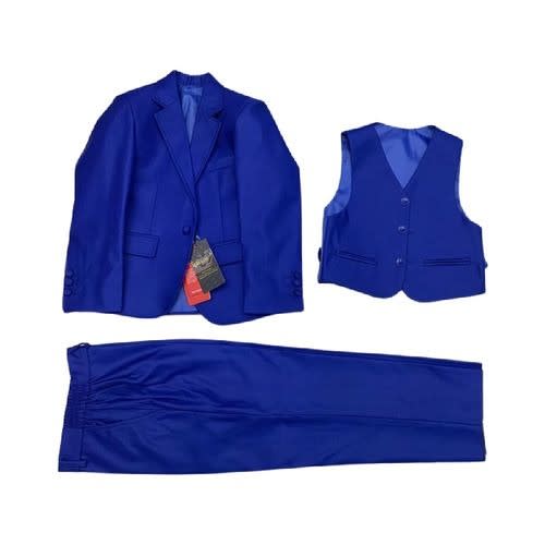 Boys Tuxedo Suit - Royal Blue