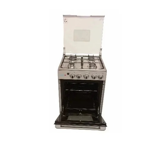 4 Burner Gas Cooker - Stainless Steel