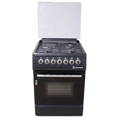 3 Gas + 1 Electric Burner + High Grade Steel Top Standing Cooker - 60 X 60cm