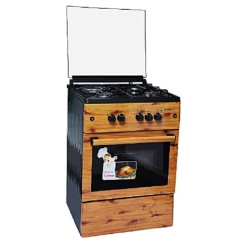 60x60 TR 31 IGL WD (3+1) Standing Gas Cooker - Wood