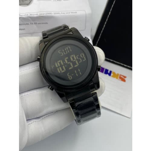Men Digital Wristwatch - 1448 - Black