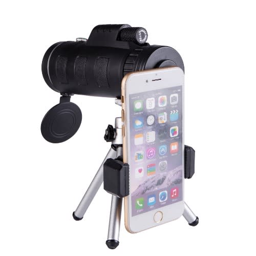 40x60 Zoom Optical Lens Monocular Telescope + Tripod + Clip For Mobile Phone