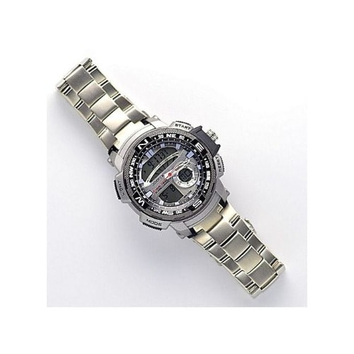 Men J Digital Wristwatch- Silver