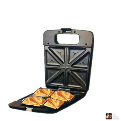 Avinas 4 Portion Non-stick Electric Toaster And Sandwich Maker