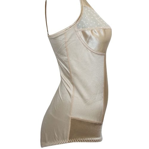 Wireless Satin Sheen Shaping Body Corselette
