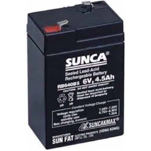 Sunca 6v 4.5ah Rechargeable Fan Battery