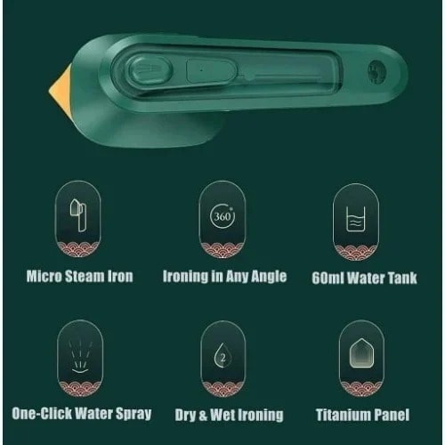 Mini Electric Steam Portable Travel Iron - 30W