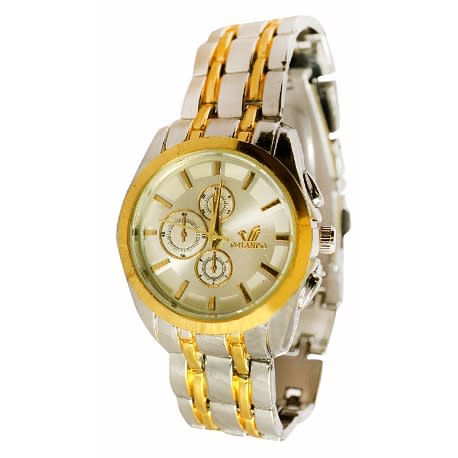 Women's Bracelet Strap Watch - Gold and Silver