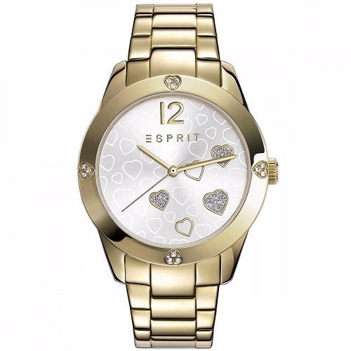 4Hearts Ladies Watch & Bracelet - ES108872002 - Gold