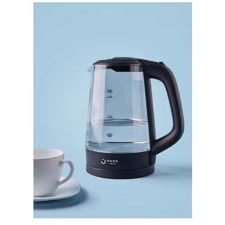 Electric Kettle Glass - 1.7L - 2200W - Black/clear