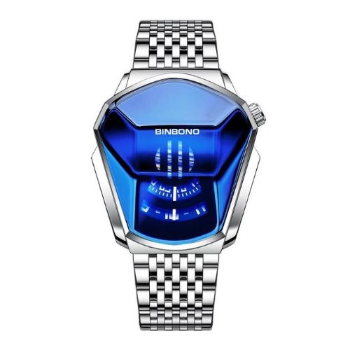 Men's Waterproof Wristwatch- Siliver