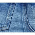 Loosethread Denim Mini Jeans Skirt-Blue