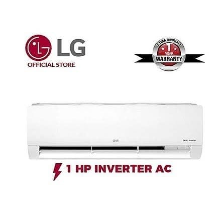 1hp Split Unit Inverter Air Conditioner With Free Installation Kit - White