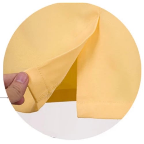 High Waist Straight Pencil Skirt - Yellow