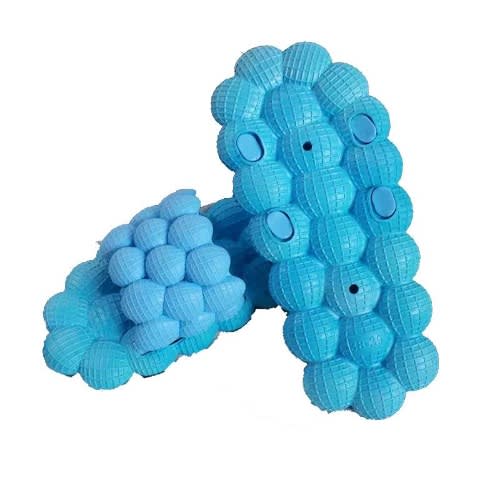 Bubble Massage Slippers - Blue 1Pair
