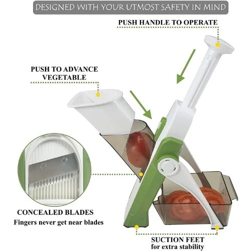 Spring Slicer With 24 Different Cutting Modes