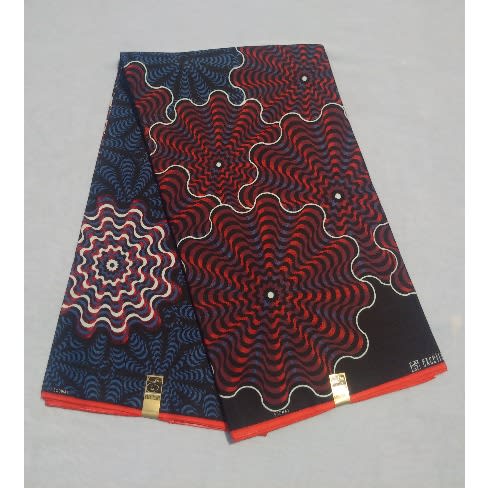 Multicolor And Multipatterned Ankara Fabric - 6 Yards