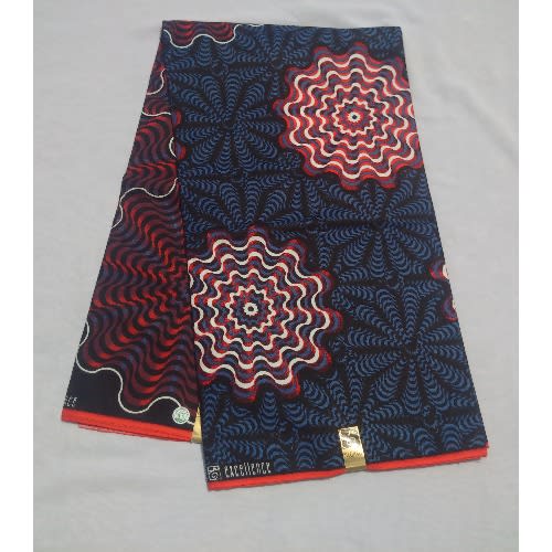 Multicolor And Multipatterned Ankara Fabric - 6 Yards