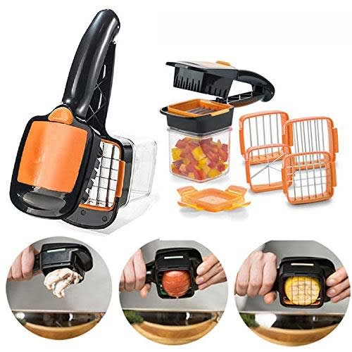 Stainless Steel 5-in1 Quick Dicer
