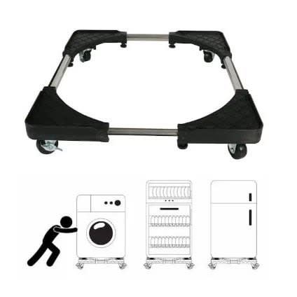 Base Stand With Wheels For Washing Machine And Refrigerator