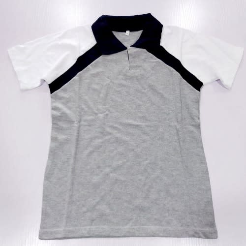 Boys Polo - Grey/ Multicolor