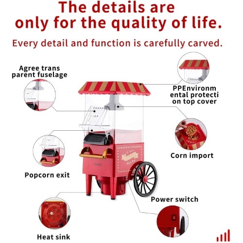Popcorn Machine 1200w