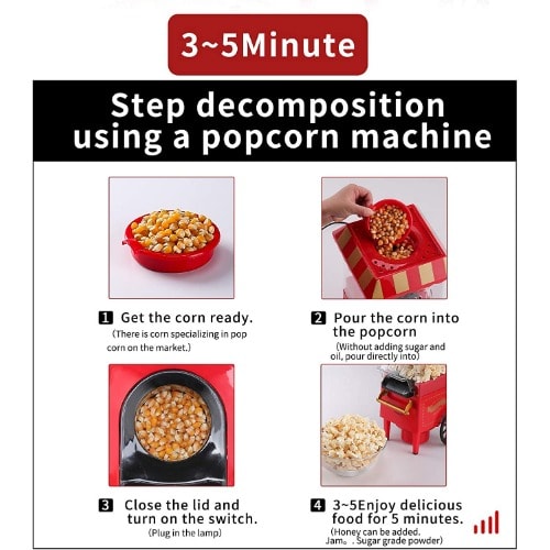 Popcorn Machine 1200w