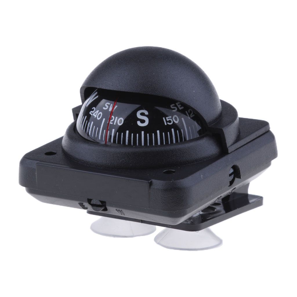 Black Compass Ball Digital Marine Boat Navigation Car