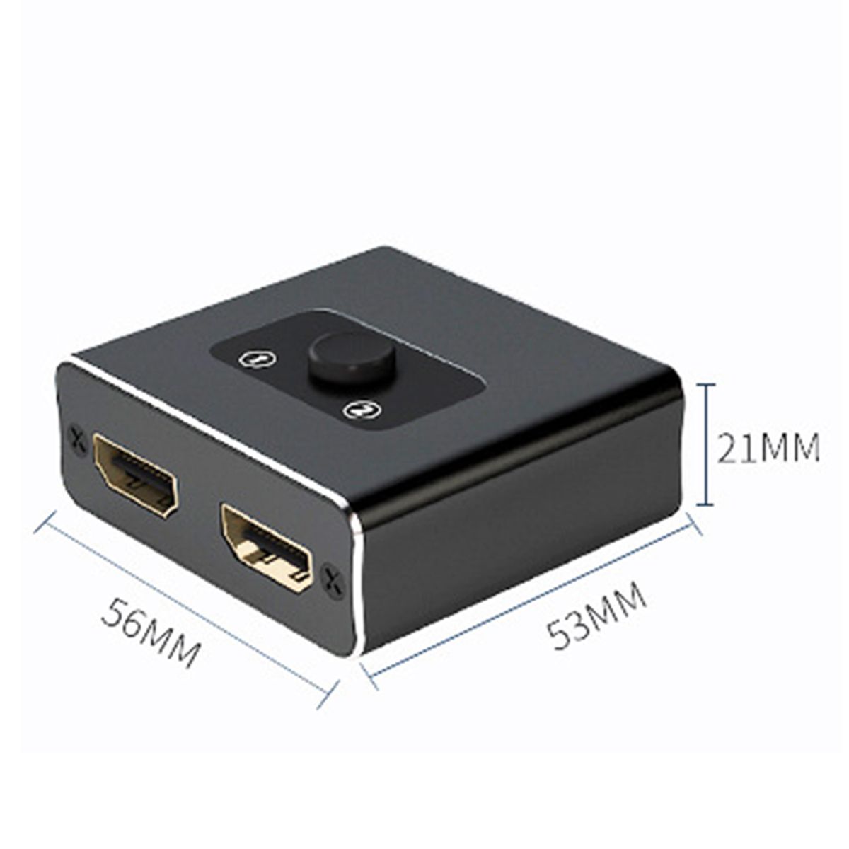 HDMI-compatible Switcher 4K Bi-directional Aluminum-Black