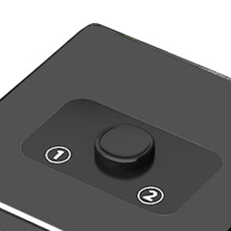 HDMI-compatible Switcher 4K Bi-directional Aluminum-Black