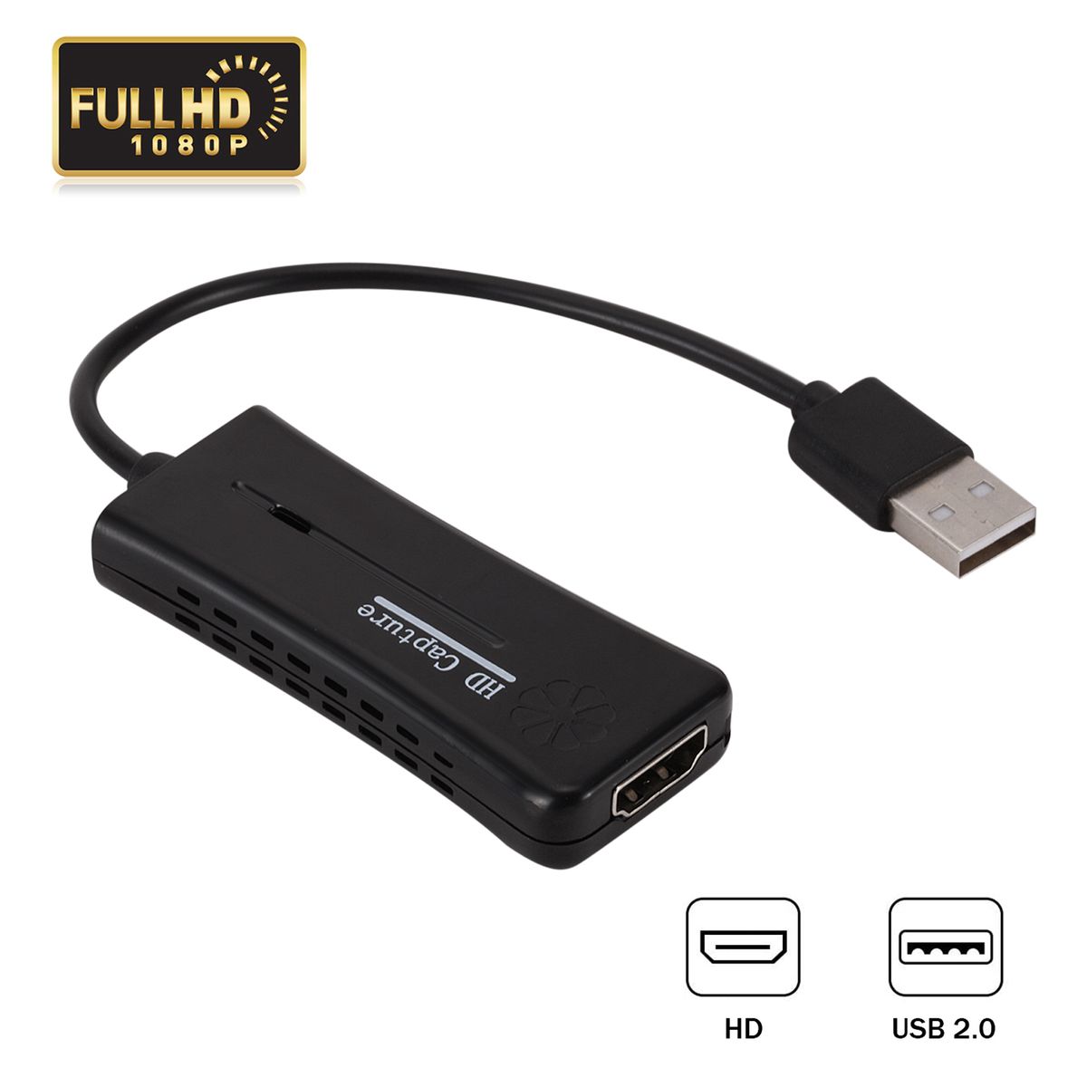 USB2.0 Audio Video Capture Card 1080P For Live Streaming