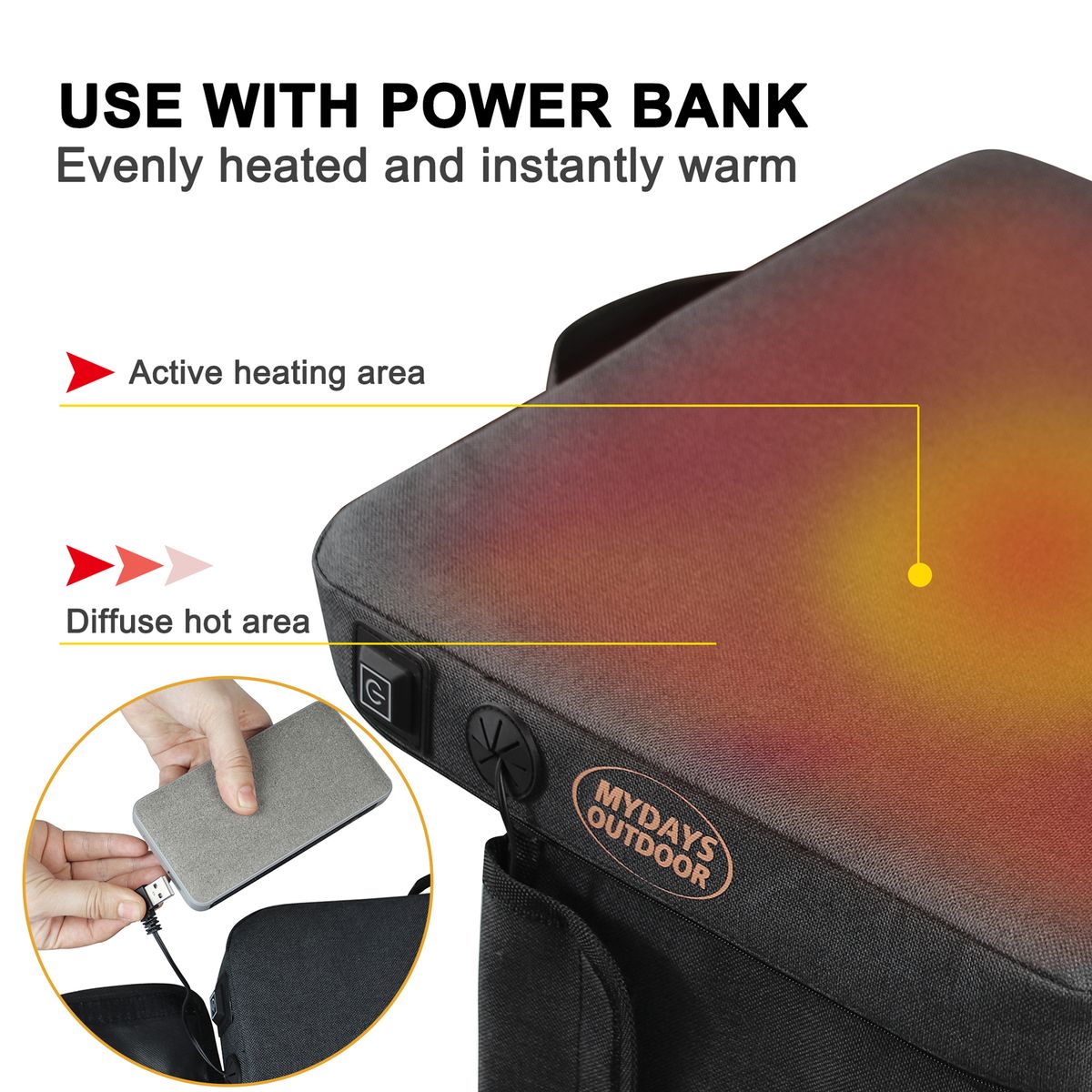 Usb Warm Heating Pads Electric Heating Mat Winter Outdoor