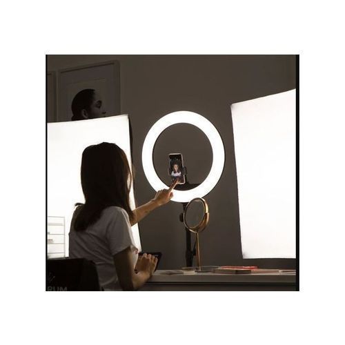 12" Inches Selfie Ring Light With Tripod Stand & Cell Phone Holder For Live Stream/Makeup, Led Camera Ringlight For YouTube Video/Photography Compatible With IPhone Android Phones
