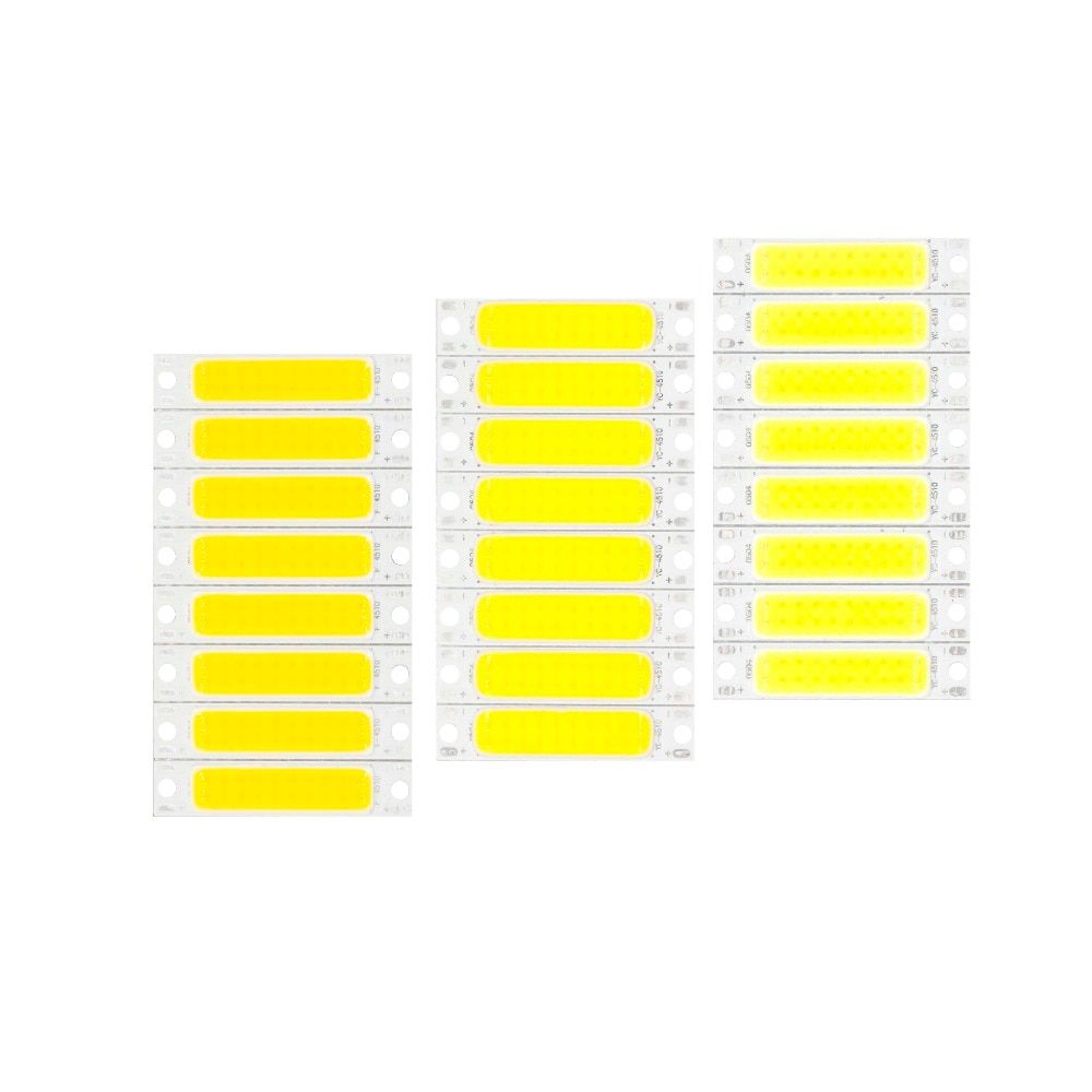 8pcs 5W COB LED Light Bulb COB Bar For FlashLight Wall Lamps Lights DIY